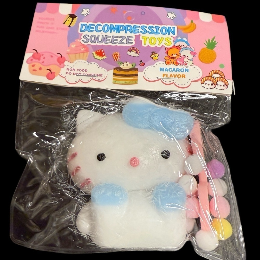 Hello kitty Decompression Squeeze Toys Macaron Flavor Cat Sanrio